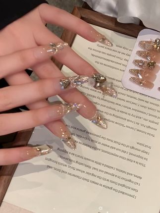 贵气华丽高级感穿戴甲#美甲 #穿戴甲