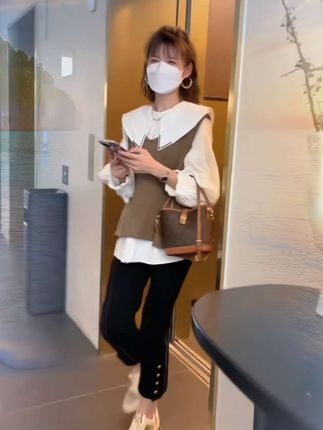 #韩系穿搭 #早秋穿搭 #遮肉显瘦穿搭 #今日穿搭look #洋气减龄