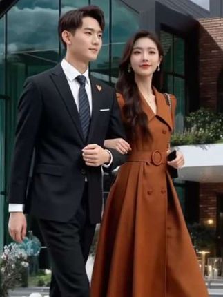 #2025秋季新款时尚显瘦气质女士网红洋气连衣裙百搭款#女装穿搭 #穿出自信穿出美丽 #春秋穿搭