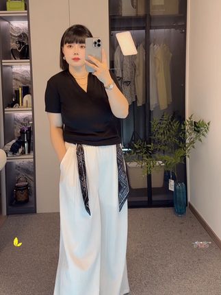 153身高 120斤体重 微胖女生不好买裤子,跟我一样挑版的姐妹有福了,安安家专为小个子微胖定制量身打版!#穿搭 #每日穿搭 #小个子穿搭 #今天穿什么 #穿搭