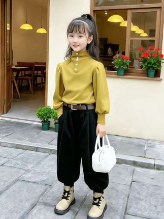 #谁穿谁好看#打底衫 #高品质童装 #我要上热门 #女童穿搭