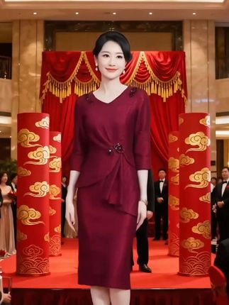 #喜婆婆喜妈妈 #婚礼妈妈礼服 #婚礼妈妈装 #喜婆婆喜妈妈婚宴装 #婚宴妈妈装 @DOU+小助手