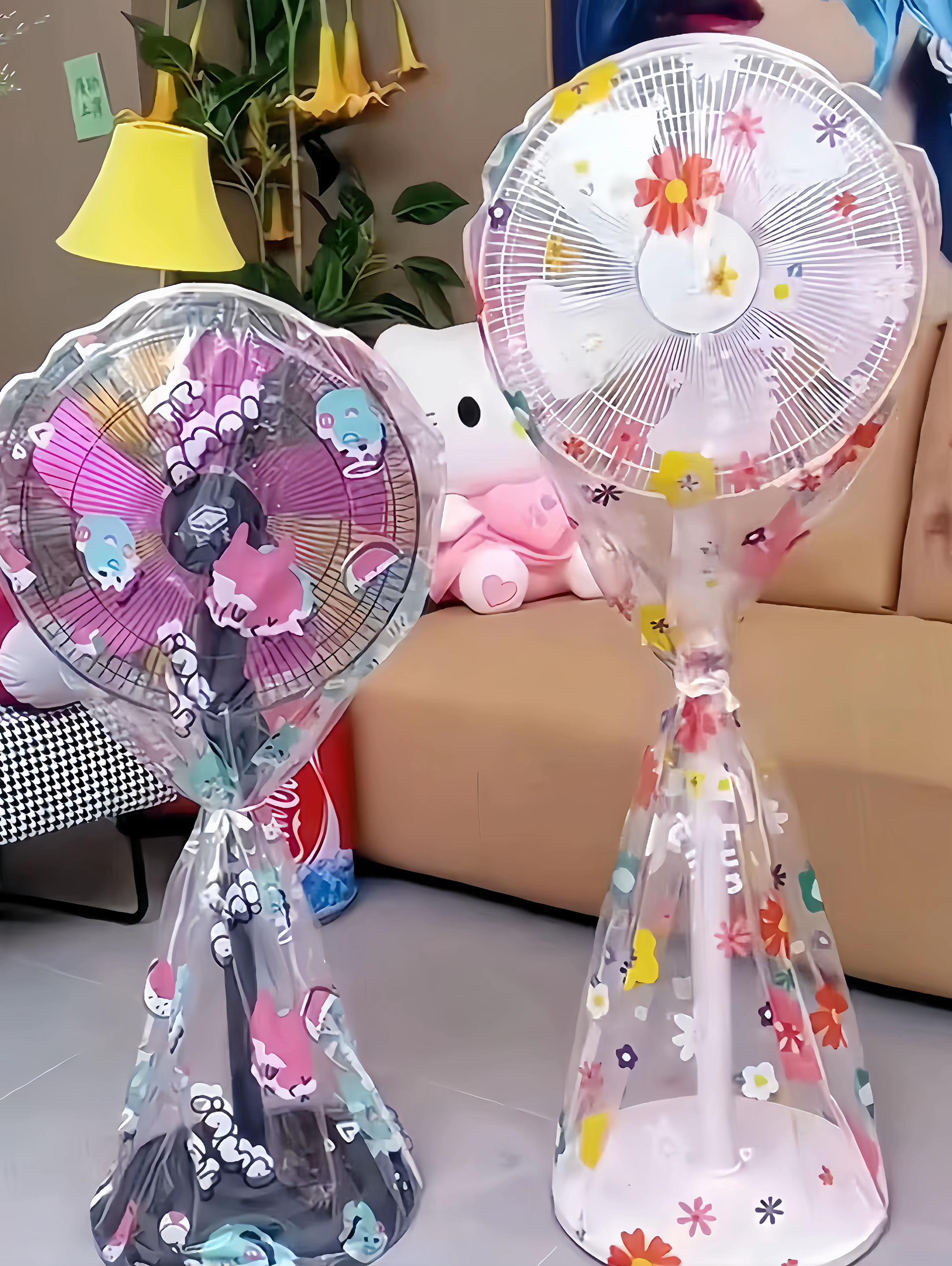 2个装哦🥰立体印花风扇防尘家用罩,家家必备呀这个季节是赶紧把风扇收起来的季节噢😄#好物推荐🔥 #家居好物 #风扇防尘罩