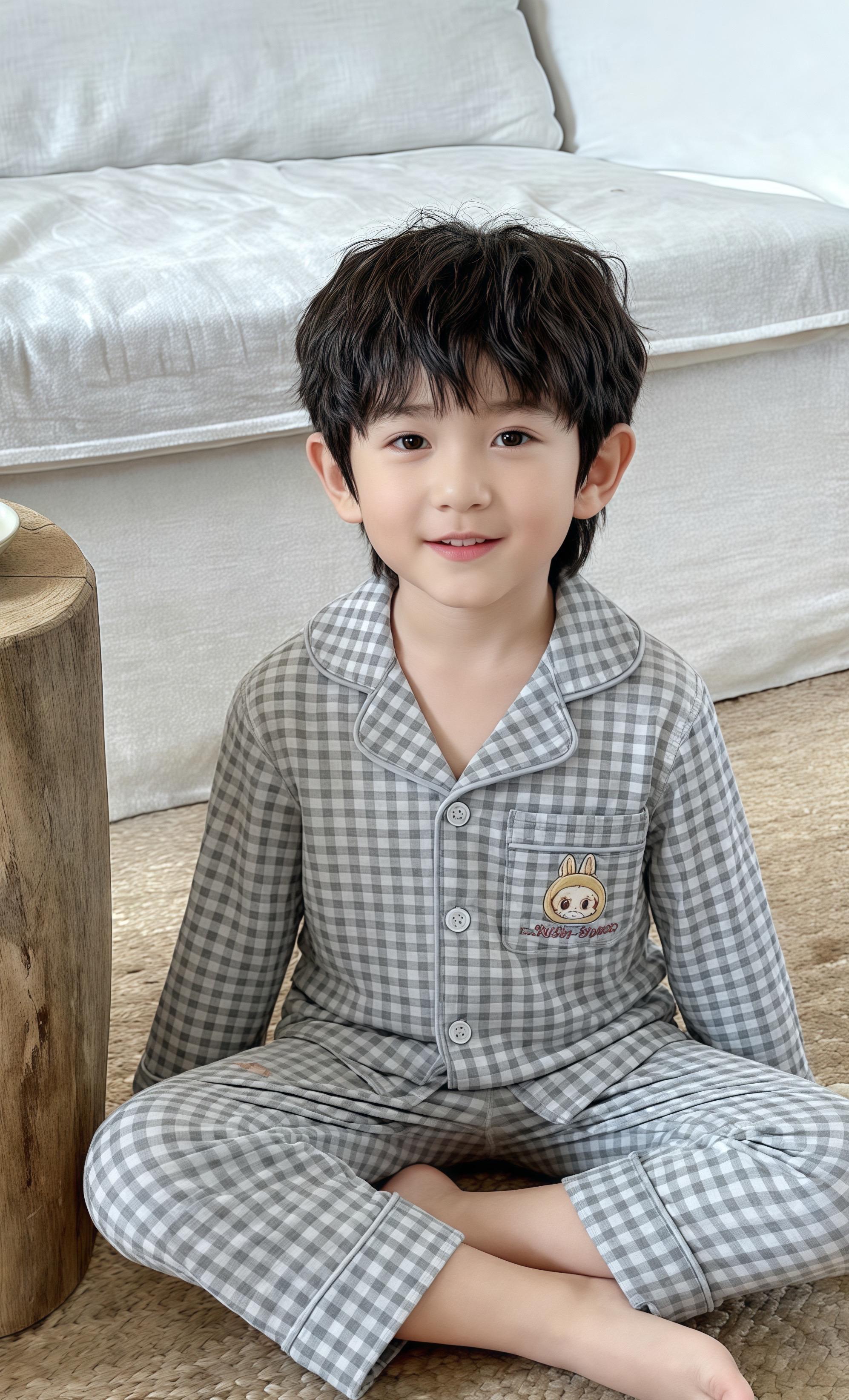 #幼崽穿搭 #面料柔软舒适 #家居服分享 #萌宝潮童穿搭 #宅家睡衣秀 @抖音创作小助手 @DOU+上热门 @抖音小助手