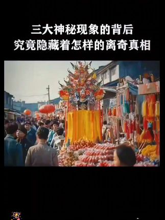 三大神秘现象的背后究竟隐藏着怎样的离奇真相#揭秘 #冷知识