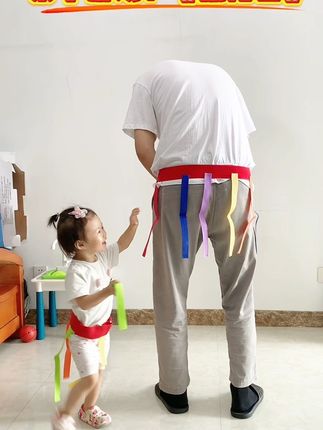 揪起来玩到停不下来的#亲子游戏 ,加强反应能力及身体协调性和灵活性!放下手机,高质量陪娃#感统训练 #亲子互动
