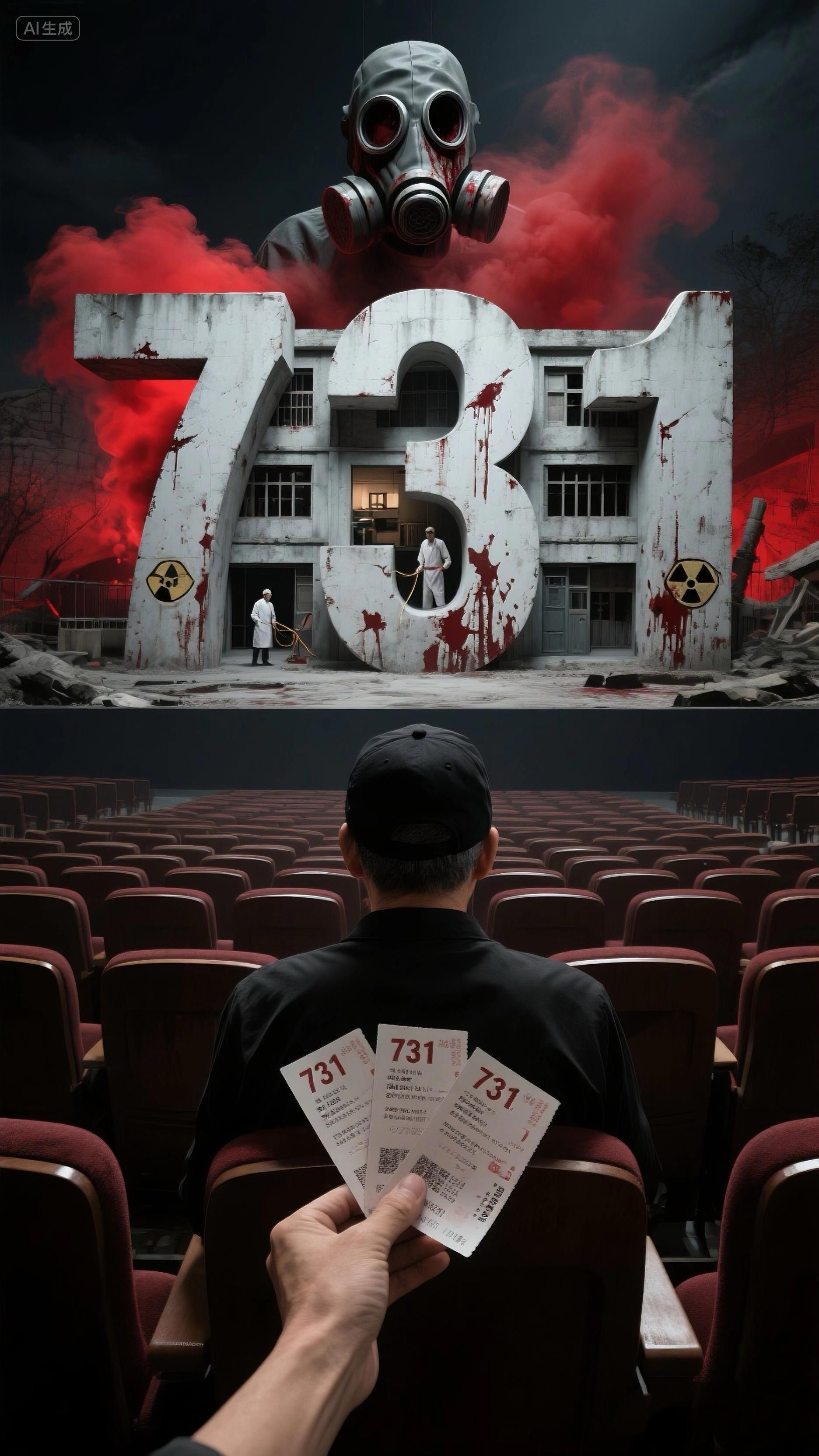 观《731》铭记历史,勿忘先辈苦难!#电影热烈上映 #电影#电影优惠券抖音团购 #731电影