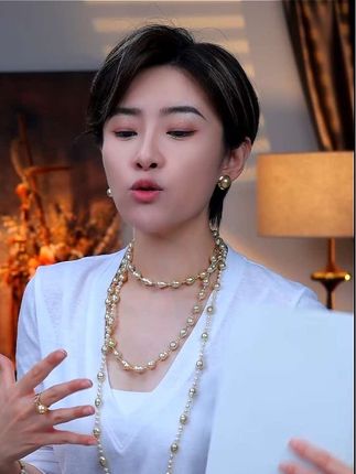 干练女人必备 #珍珠 #海水马贝