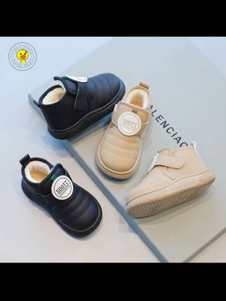 冬季童鞋儿童靴子男童马丁靴宝宝棉鞋女童短靴雪地棉靴 #好鞋推荐 #哎呦喂你鞋真好看 #加绒保暖 #加绒加厚 #雪地靴