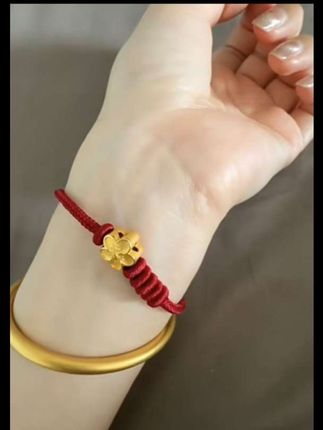 新款八股手工编织红绳半成品可穿转运珠饰品红绳手链diy编织手绳#手工编织#手绳#红绳手链