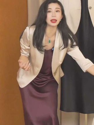 七分袖醋酸小西装显瘦时尚#点击小黄车直接购买感谢支持