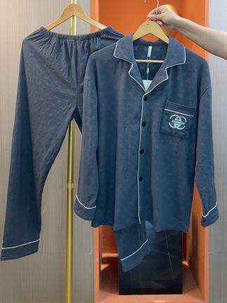 #睡衣家居服 #男士睡衣 #德绒保暖套装 #秋冬新款 #穿出高级感