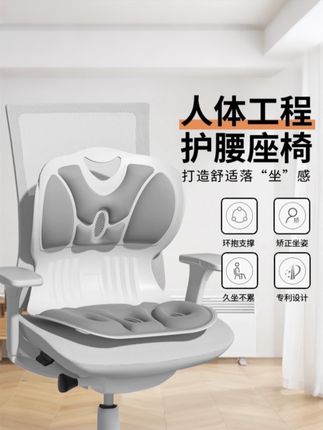 人体工学腰垫久坐护腰坐姿椅子推荐腰靠工程座椅床上靠背坐垫一体#人体工学椅 #护腰坐垫 #靠背坐垫 #居家好物