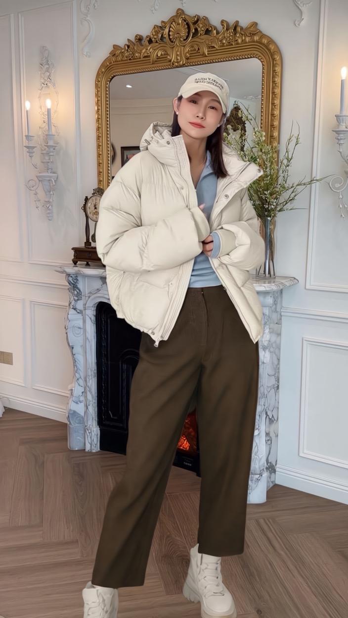 #鹅绒服外套 #外套穿搭 #保暖穿搭 #冬季穿搭 #dou上热门
