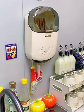 #厨房好物 #筷子筒 #实用好物 #壁挂筷子筒 #收纳整理