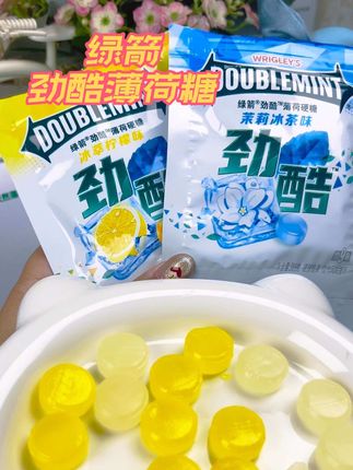 绿箭劲酷薄荷糖,一口下去冰凉清爽,口气不清新或者提不起精神,那就来一颗#绿箭 #薄荷糖 #零食推荐