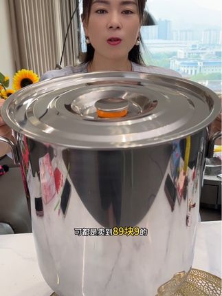 #不锈钢圆桶 #大汤锅 #卤味锅 #厨房好物 #厂家直发品质保证