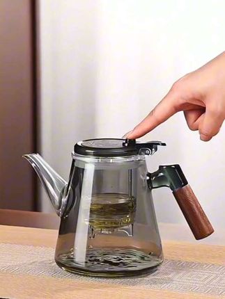 泡茶家用耐热茶水分离杯新款高档加厚玻璃茶具飘逸杯杯子#泡茶壶#茶水分离#飘逸杯#茶具好物推荐#上热门