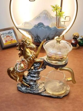 猜猜看,不用电不用按钮,怎么实现全自动泡茶 #茶生活 #茶具#泡茶#玻璃茶具#懒人茶具