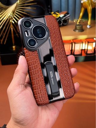 适用于#pura70pro 翻盖皮套,真皮材质,高端鳄鱼纹,防摔耐用,镜头全包精孔设计,自带支架#pura80pro #pura80 #手机壳 #手机壳推荐
