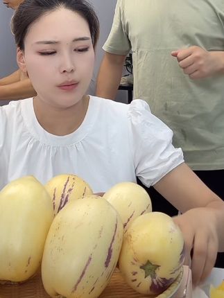 是不是收到了很好吃,好多姐姐阿姨都问我要,是真的好吃#人参果