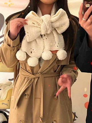 让我看看是谁收到了那么可爱的猫爪围巾呀~软软糯糯的好舒服~ #手工围巾 #手工diy #情侣 #情侣礼物