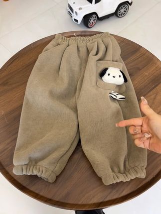 韩版加绒加厚休闲裤!上身超百搭超时髦!刷到真的可以给娃试穿下#秋冬穿搭 #百搭裤子 #面料柔软舒适 #童装 #休闲裤