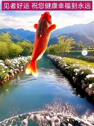 #鲤鱼跃龙门 #祝大家年年有鱼 #请大家欣赏 #正能量 #高考