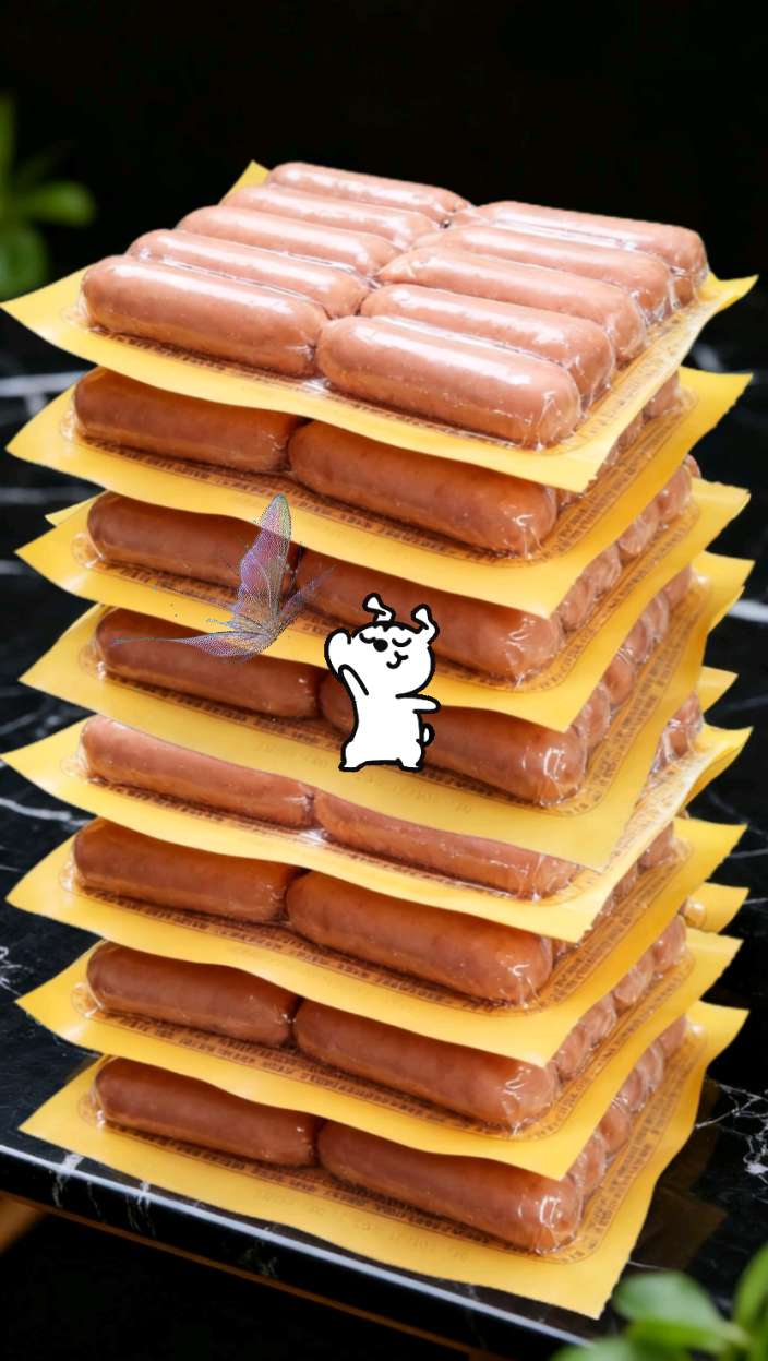 皇家小虎烤肠,肉肠。#肉肠 自从吃过这个皇家小虎家的烤肠,孩子再也没要过外边的淀粉肠了,是真的好吃,一口爆汁,香气四溢!#烤肠#皇家小虎#妈呀太香了#大人小孩都爱吃