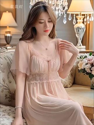 #夏季穿搭 #在家也要美美哒 #优雅气质 #睡衣家居服 #甜美穿搭