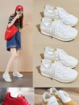 韩版新款夏季运动女鞋#学生运动鞋#镂空网面设计舒适透气#软底软面 防滑时尚百搭
