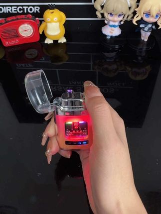 新款双电弧创意#打火机 充电打火机高颜值充电小巧便携炫酷彩灯#玩个很新的东西 #是时候安排一下了 #好物分亨 #潮玩