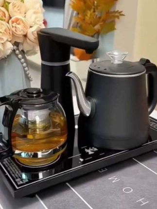 #茶台一体电茶炉#煮茶壶#全自动上水电热水壶。#恒温泡茶
