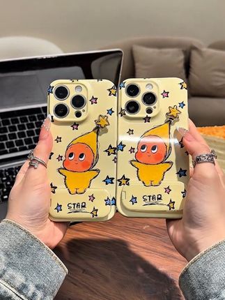 奶乎乎星星人壳壳吖~小星星还会旋转~支架打开还可以当补妆镜~好朋友我们一人一个~ #手机壳 #星星人 #星星人手机壳 #种草