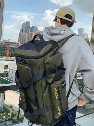 轻便大容量旅行包出差旅游包旅行袋手提行李包干湿分离防水健身包#简约大气 #气场全开 #强烈推荐 #分享