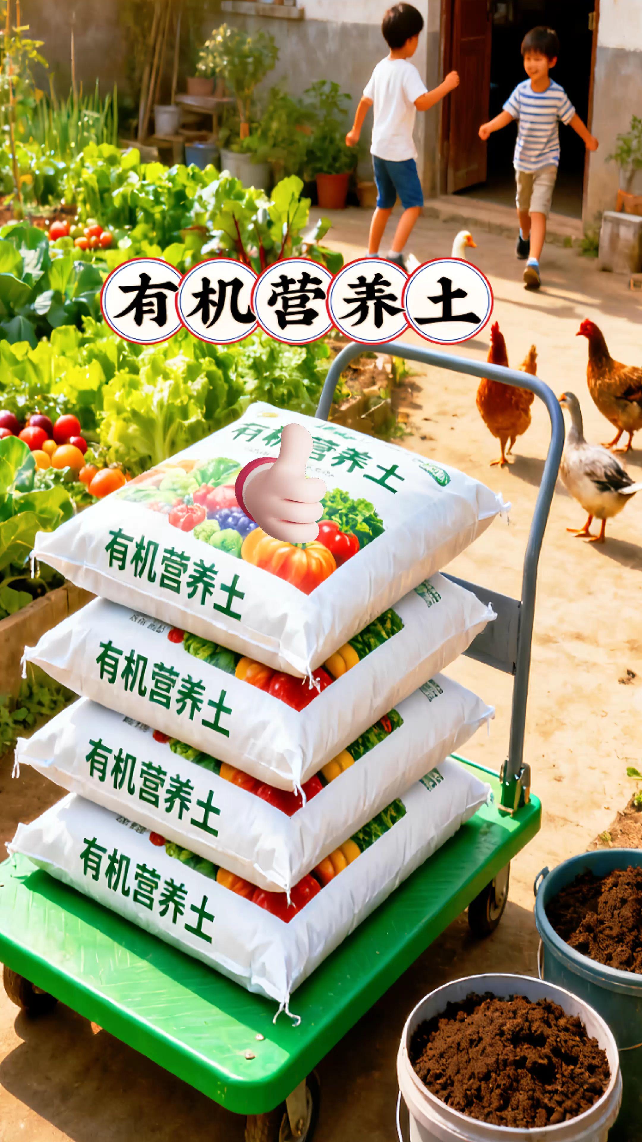 通用有机营养土。发酵好的有机肥,土质细腻,肥效持久,不烧根苗! #它还能改良活化土壤,疏松透气不板结 高温发酵,无虫卵无异味,瓜果蔬菜绿植花卉通用 #种植小技巧 #种菜养花 #瓜果蔬菜绿植花卉 #通用有机肥