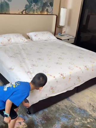 #一次性四件套#一次性床单被罩四件套 #一次性床单#出差旅行必备 @巨量千川 @DOU+小助手