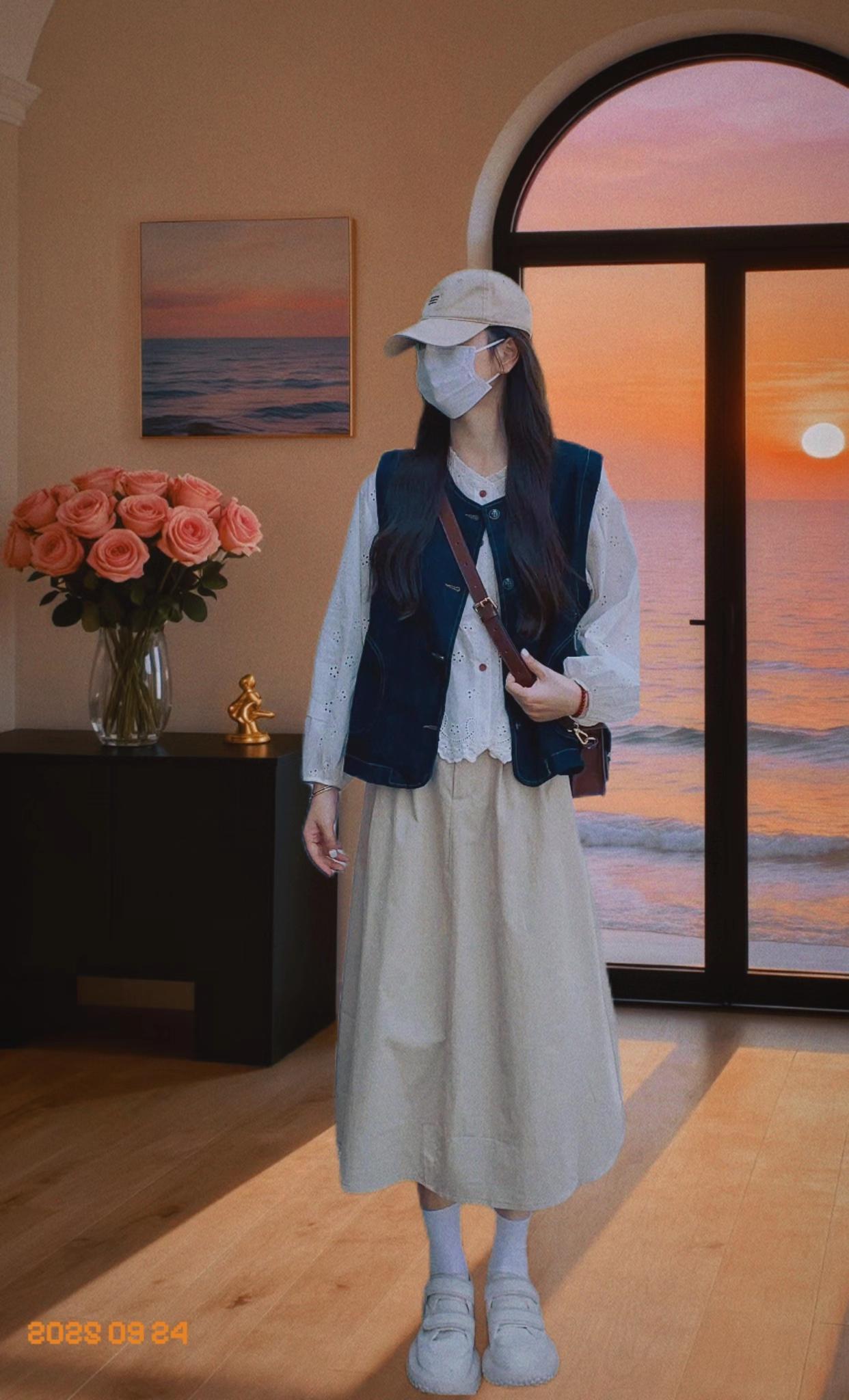 #韩系穿搭 #ootd穿搭 #秋冬穿搭新鲜感在线 #早秋才是甜妹的主场 #简约穿搭