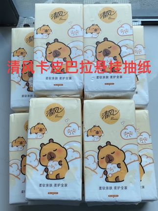 大品牌也来卷啦!清风和卡皮巴拉的联名款悬挂抽纸,这个价就到手整整十大提!还是原生木浆纸,大品牌就是用的放心,闭眼囤!#清风卡皮巴拉悬挂抽纸 #超便宜超划算 #生活用纸 #强烈推荐