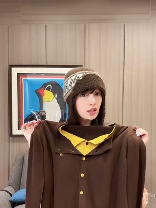 BETTER JOELAY-【复古风撞】羊毛开衫针织衫圆领温柔韩版WS92272