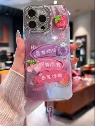 祝我的虽: 永近莓烦恼~樱有尽有#百搭手机壳 #个性手机壳#这个手机壳真的长在我心巴上了 #仙女必备