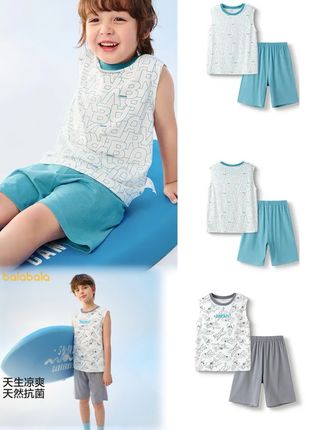 #夏季穿搭 #高品质童装 #居家服#背心套装#夏季新款