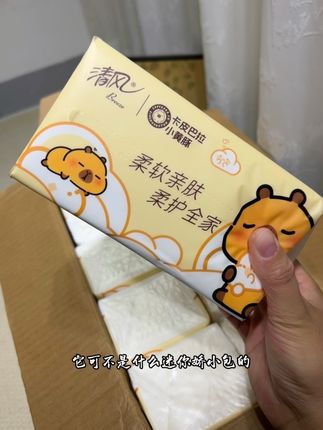 #清风 #抽纸 又又又上新啦~还是卡皮拔拉的#卡皮巴拉 #纸巾 #活动