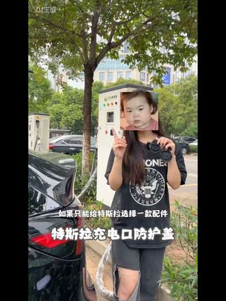 特斯拉充电口防水盖 特斯拉一体式#充电口防水盖 有效防水防尘,防止内部金属原件生锈#特斯拉 #特斯拉modely #汽车用品#特斯拉model3