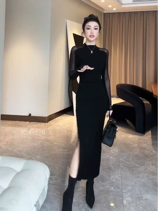 #气质连衣裙 #显瘦连衣裙 #高级感穿搭