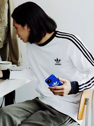 Adidas阿迪达斯三叶草【官方正品】男女复古纯棉运动长袖T恤IA4879#爱了爱了 #男生穿搭日记 #运动装备 #潮牌穿搭 #男生穿搭