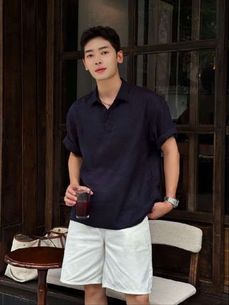 #男士短袖#男士短袖衬衫#男士休闲短袖衬衫 #夏季短袖 #短袖