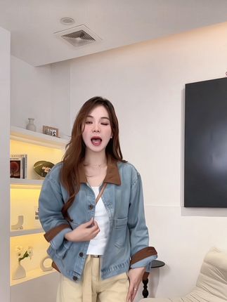 #穿搭 #秋季穿搭 #甜美穿搭 #牛仔外套穿搭 #韩范穿搭