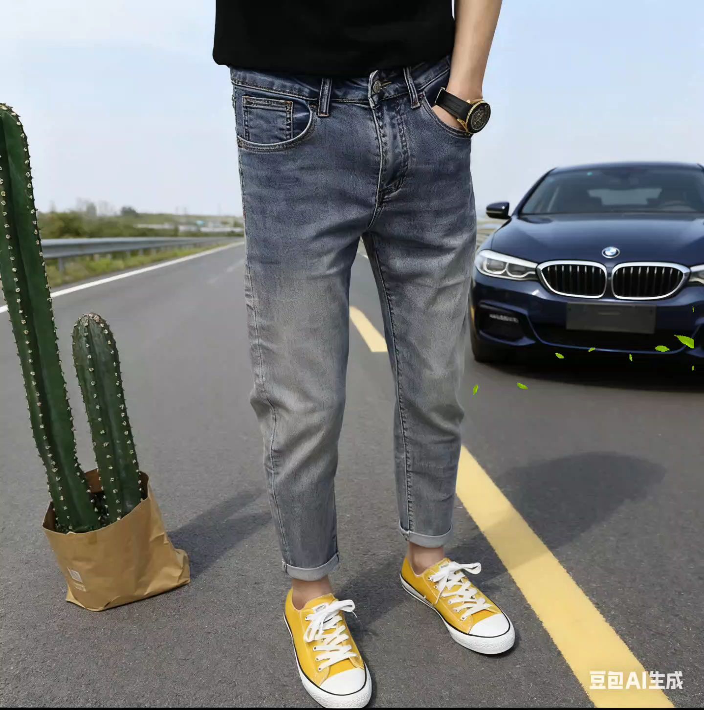 #品质男装 #牛仔裤 #男士牛仔裤 #潮流穿搭 #秋季新款