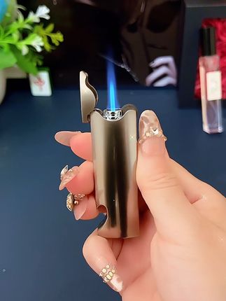 创意纯金属小巧精致带开瓶器男人喜欢的打火机 #新款创意打火机 #超炫酷 #高级感打火机#好物推荐